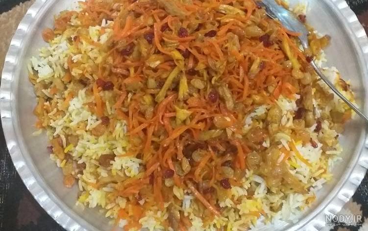 طرز تهیه شیرین پلو شیرازی