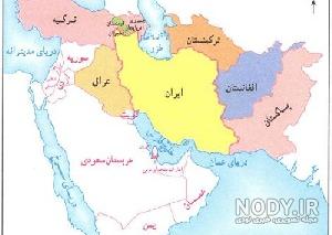 عکس ایران و همسایگان عکس ایران و همسایگان