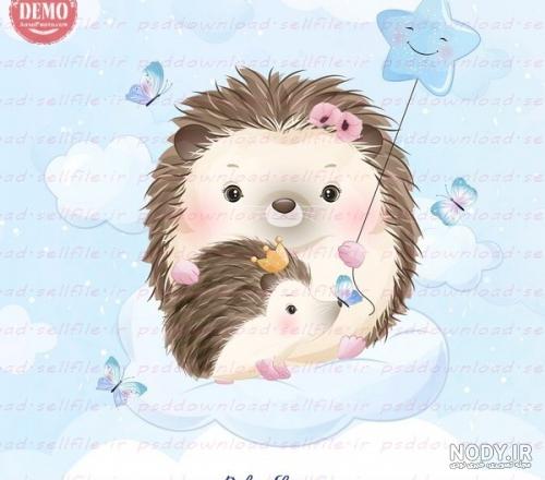 عکس جوجه تیغی