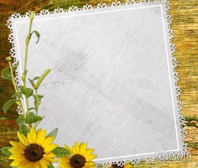 عکس حاشیه گل برای متن