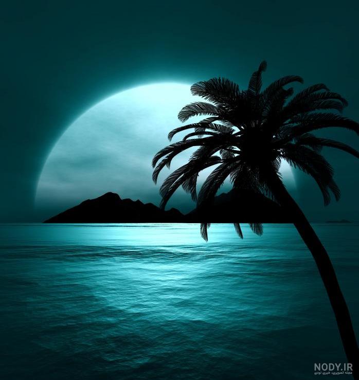 عکس شب مهتابی عاشقانه عکس شب مهتابی عاشقانه