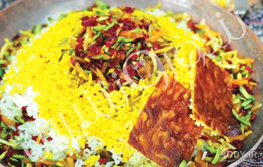عکس شیرین پلو مجلسی