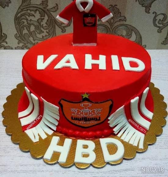 عکس کیک پرسپولیسی دخترونه عکس کیک پرسپولیسی دخترونه