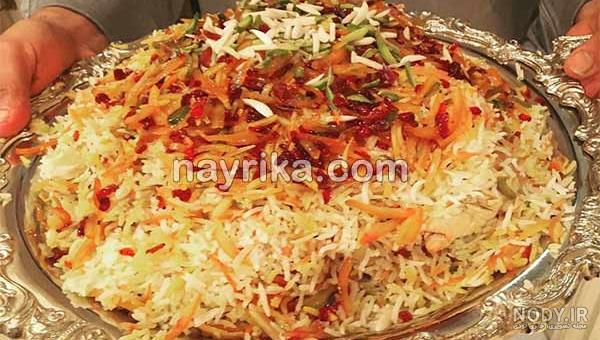 مخلفات شیرین پلو