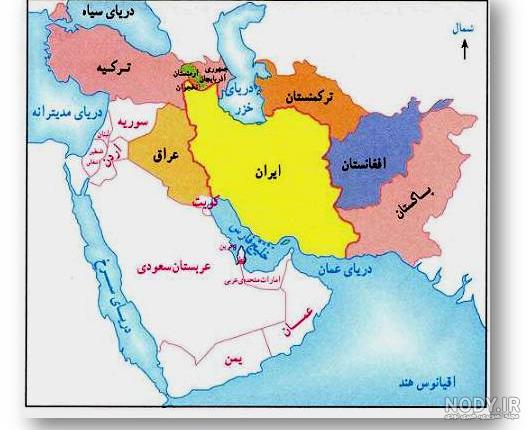 نقشه ایران آنلاین نقشه ایران آنلاین