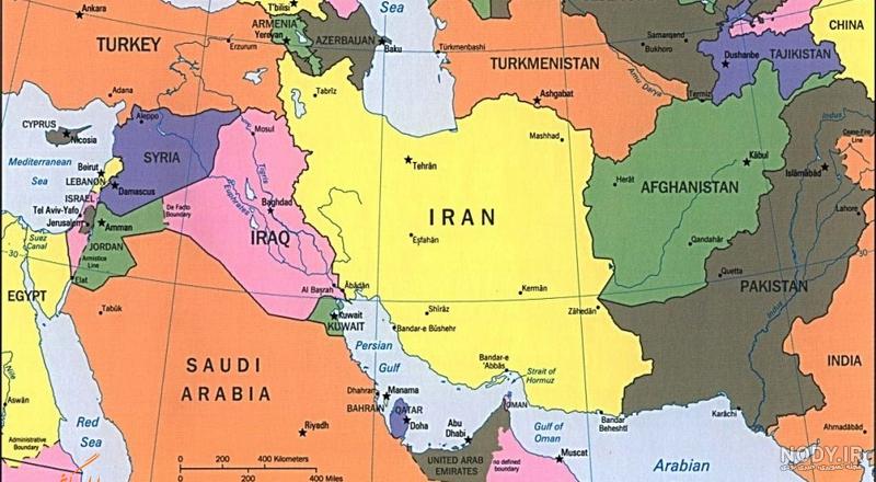نقشه خام ایران و همسایگان نقشه خام ایران و همسایگان