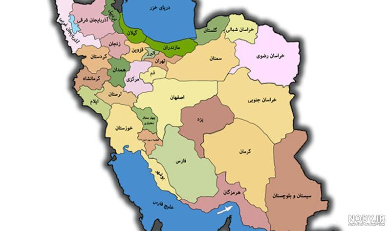 نقشه کشورهای جنوب ایران نقشه کشورهای جنوب ایران