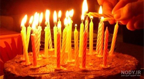 دانلود عکس کیک تولد با شمع روشن دانلود عکس کیک تولد با شمع روشن