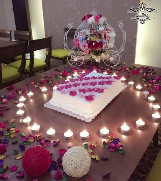 دیزاین تولد ساده در خانه