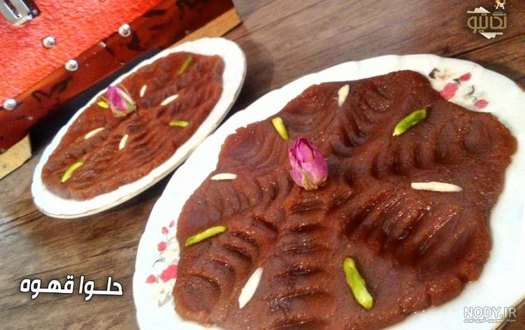 تزیین حلوا با قاشق