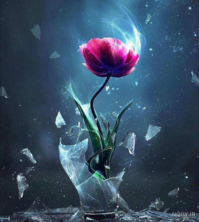 زیبا عکس گل نوشته دار زیبا عکس گل نوشته دار