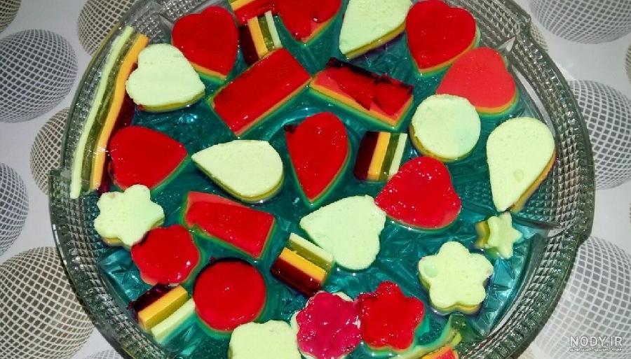 طرز تهیه ژله خرده شیشه توپی