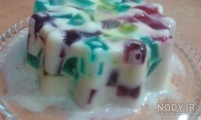 طرز تهیه ژله خرده شیشه مرحله به مرحله