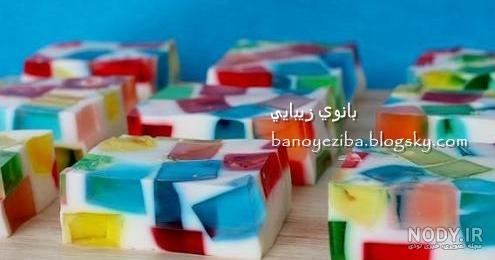 طرز تهیه ژله شیشه شکسته