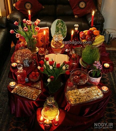 عکس سفره هفت سین ساده عکس سفره هفت سین ساده