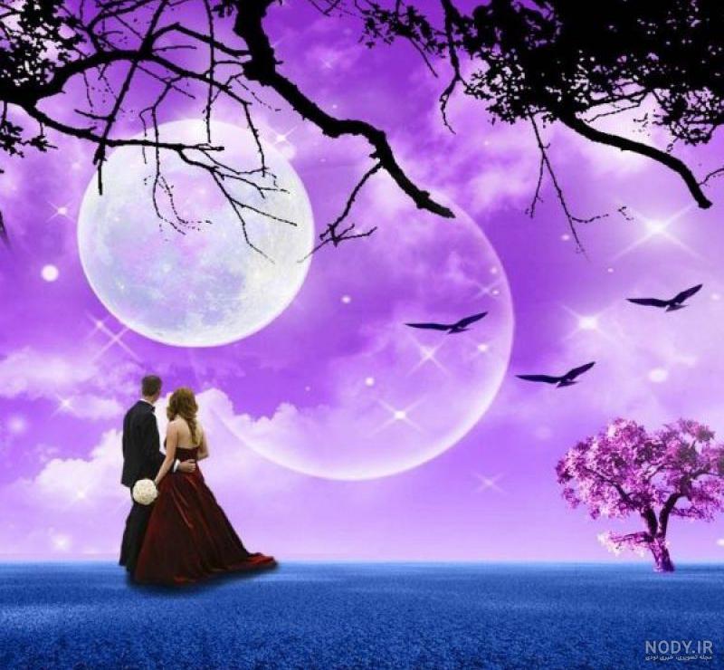 عکس ماه و شب مهتابی