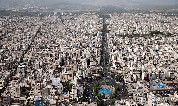 عکس هوایی تهران