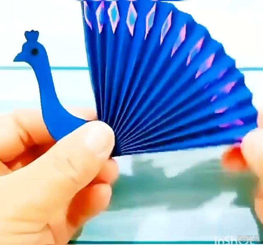عکس کاردستی طاووس