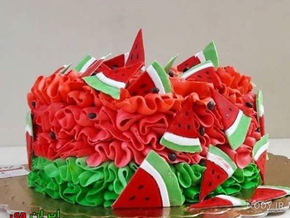 عکس کیک یلدا مبارک