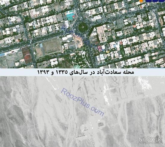 نقشه ماهواره ای با زوم بالا انلاین