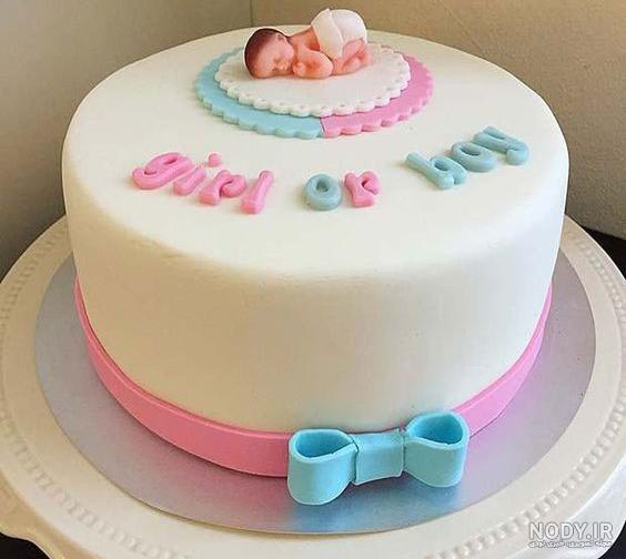 کیک بارداری ساده کیک بارداری ساده
