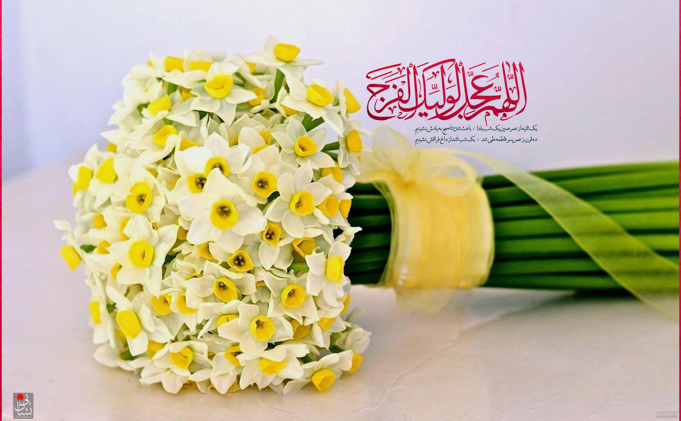 گل نرگس مهدی زهرا