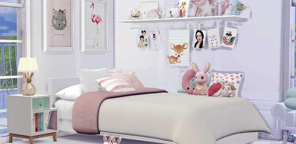 عکس اتاق خواب دخترانه لاکچری
