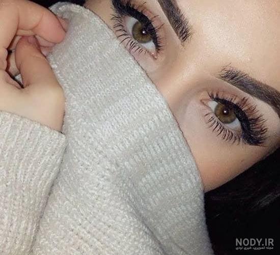 عکس چشم و ابرو مشکی برای پروفایل