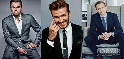  عکس مرد جنتلمن با کت و شلوار