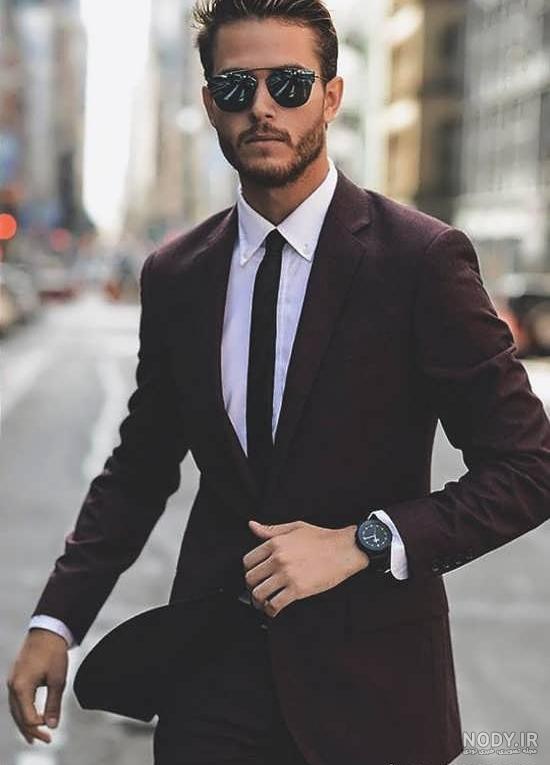  عکس مرد جنتلمن با کت و شلوار