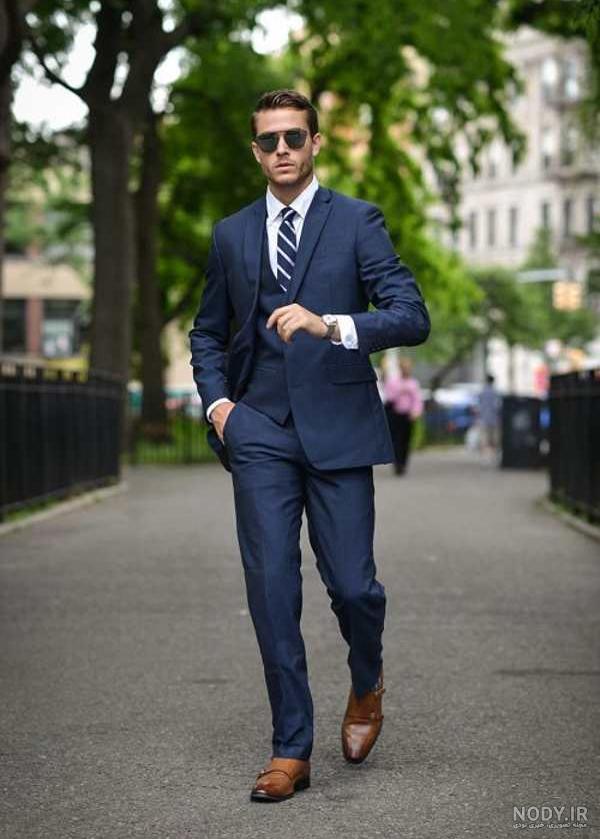  عکس مرد جنتلمن با کت و شلوار