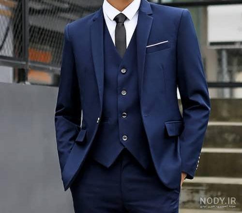  عکس مرد جنتلمن با کت و شلوار