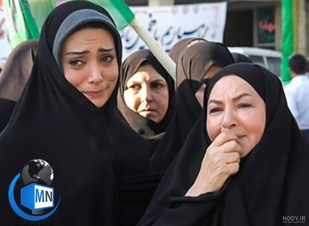 عکس مینا جعفرزاده ودخترش