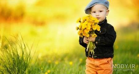 عکس پسر بچه خوشگل چشم رنگی