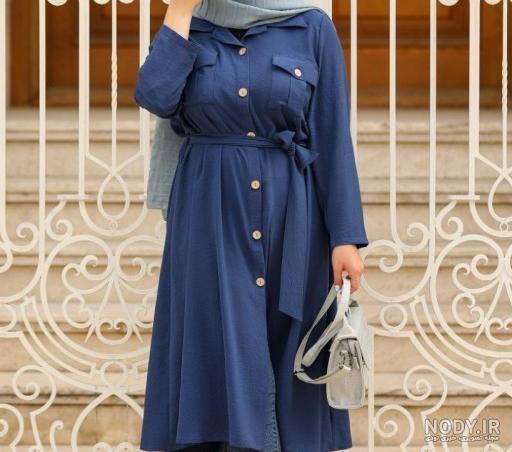 مدل مانتو دخترانه جدید با پارچه ابروبادی