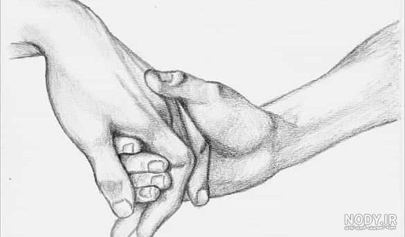نقاشی عاشقانه دختر و پسر ساده نقاشی عاشقانه دختر و پسر ساده