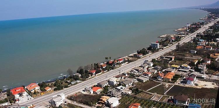 جاهای دیدنی چالوس در شب