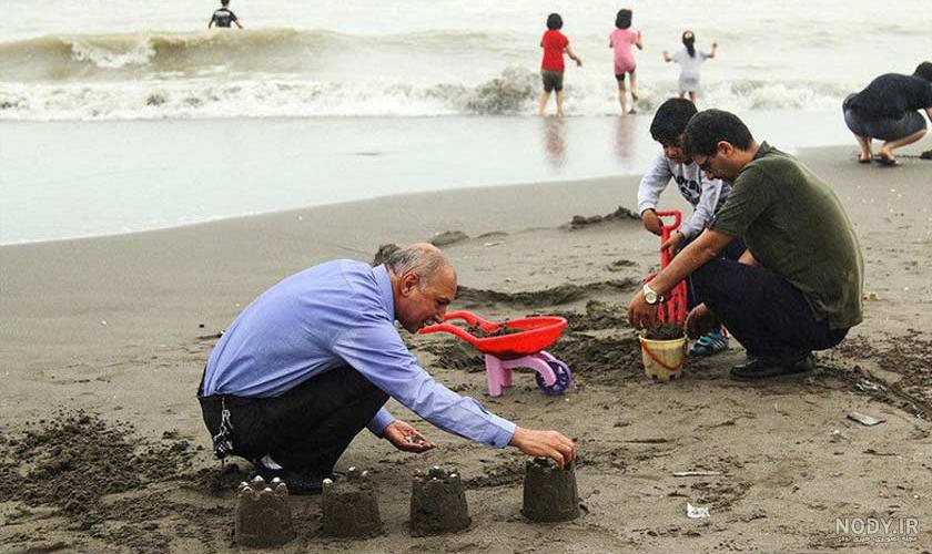 جاهای دیدنی چالوس در شب