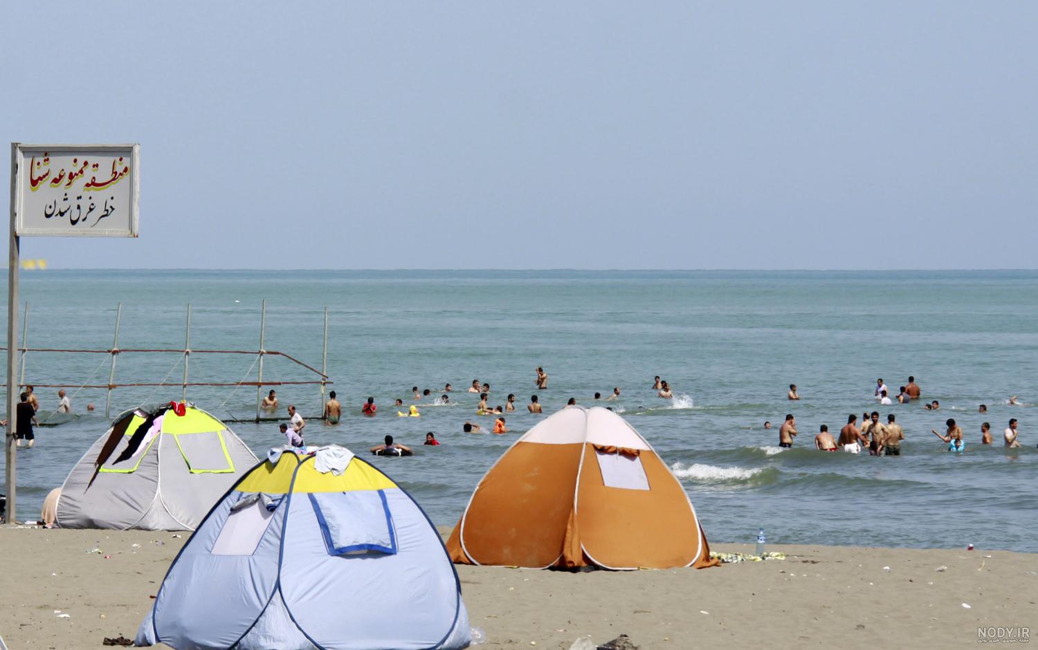 جاهای دیدنی چالوس در شب