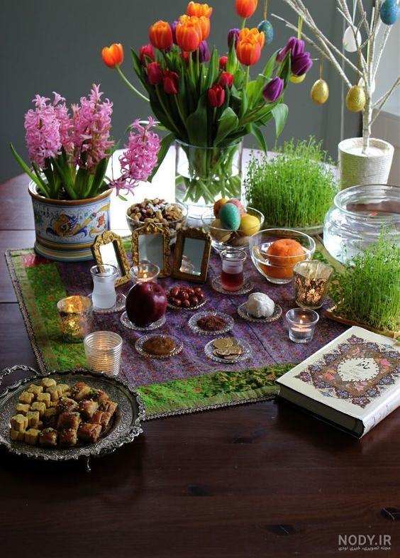 آینه هفت سین سفالی آینه هفت سین سفالی