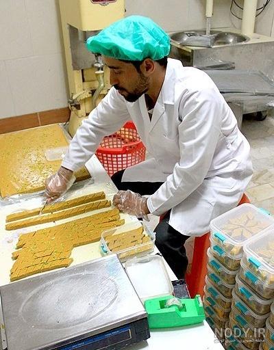 طرز تهیه حلوا لوزی گیلان
