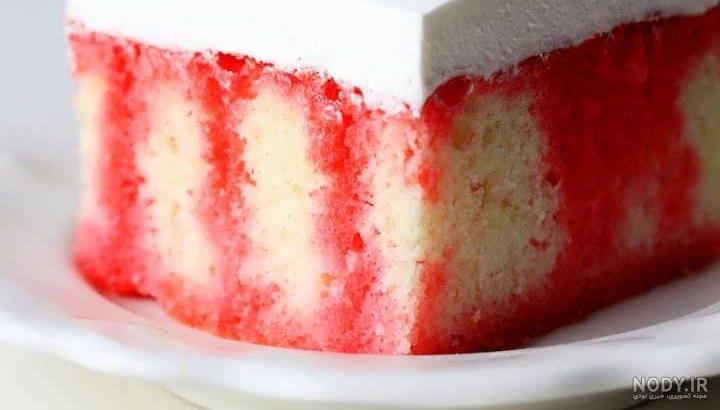 طرز تهیه کیک ژله ای مرحله به مرحله طرز تهیه کیک ژله ای مرحله به مرحله