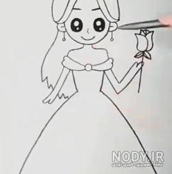 عکس فرشته در نقاشی