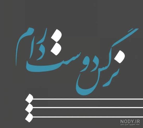عکس نوشته نرگس و امیر