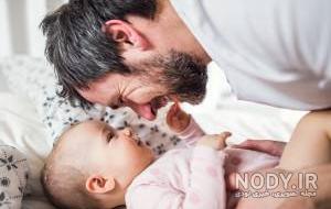 عکس نوشته پدر شدنت مبارک
