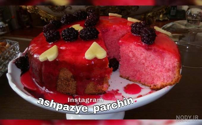 کیک ژله بستنی کیک ژله بستنی