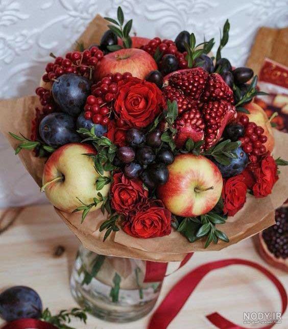اموزش تزیین شکلات به شکل دسته گل