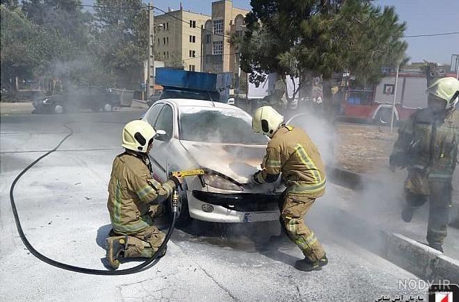 علت آتش گرفتن ۲۰۶