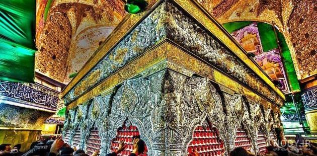 عکس زیبا ضریح امام حسین