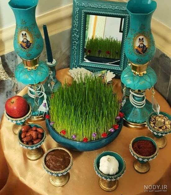 عکس سفره هفت سین ساده و شیک